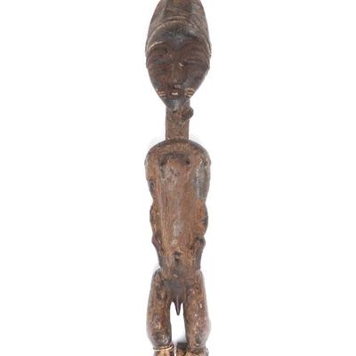 Lot 373 nicely carved senufo standing figure