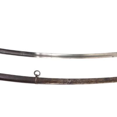 Sale Photo Thumbnail #7: Lot 7 u s. 1860 civil war cavalry sword & scabbard