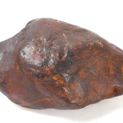 Sale Photo Thumbnail #266: Lot 266 heavy ancient large iron meteorite 31.3 pounds!