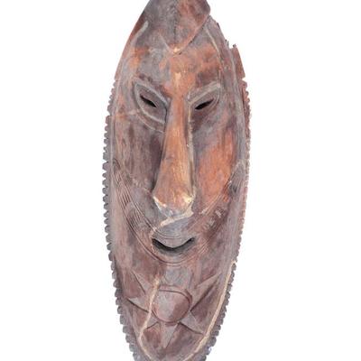 Sale Photo Thumbnail #354: Lot 354 handsome png wood carved mask