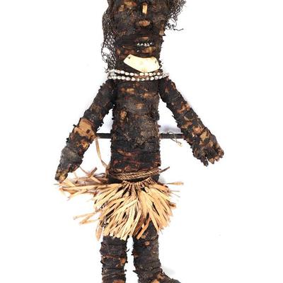 Sale Photo Thumbnail #355: Lot 355 png hand made payback doll mendi valley