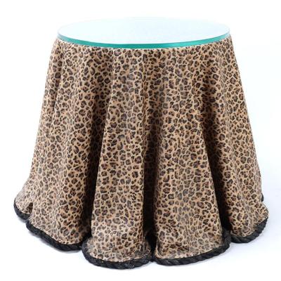Sale Photo Thumbnail #246: Lot 246 original trompe l oeil leopard print table
