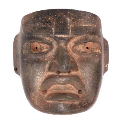 Sale Photo Thumbnail #158: Lot 158 pre columbian stone mask