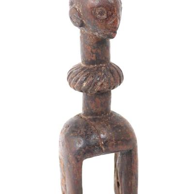 Lot 382 baule carved wood pully