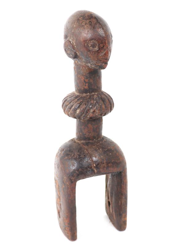 Sale Photo Thumbnail #382: Lot 382 baule carved wood pully