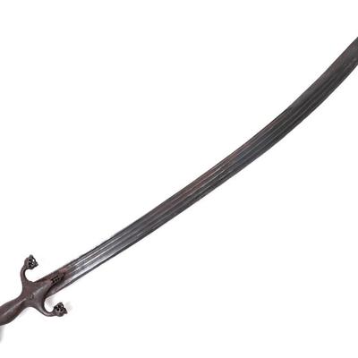 Sale Photo Thumbnail #26: Lot 26 indian pulwar sword 18th 19th c.
