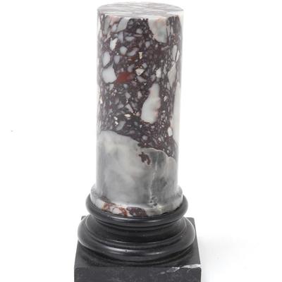 Sale Photo Thumbnail #203: Lot 203 lovely italian marble base marbled granite house column