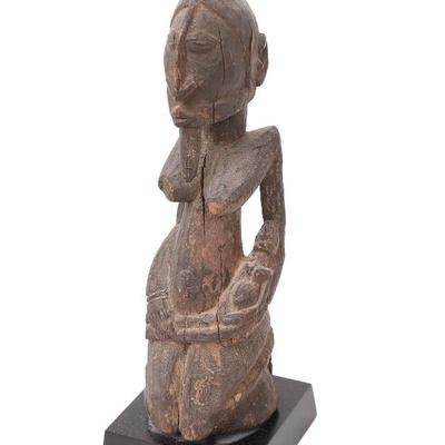 Lot 375 dogon ancestral seated figure