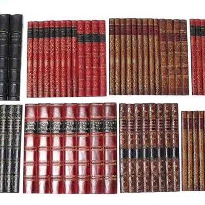 Sale Photo Thumbnail #239: Lot 239 faux painted book spines 8)