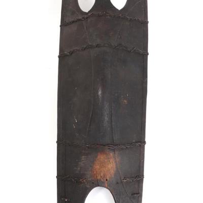 Sale Photo Thumbnail #113: Lot 113 philippines kalinga wood shield ifugao circa 1800s