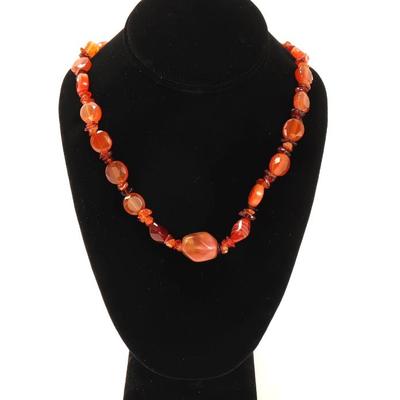 Sale Photo Thumbnail #122: Lot 122 gorgeous all natural amber beaded necklace