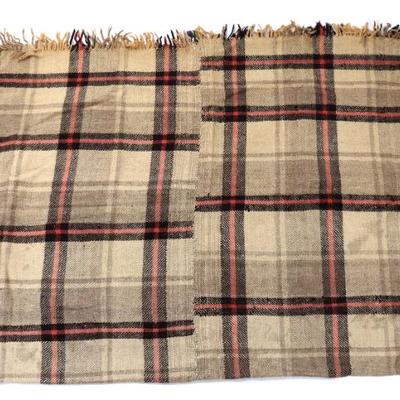 Sale Photo Thumbnail #349: Lot 349 vintage jerga woven twill rug