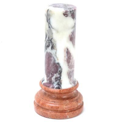 Sale Photo Thumbnail #202: Lot 202 lovely italian granite house column wmarble base