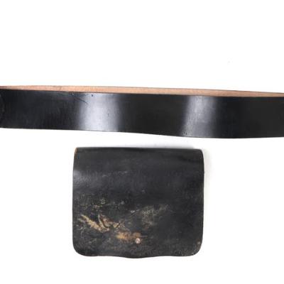 Sale Photo Thumbnail #108: Lot 108 old civil war reproduction belt pouch