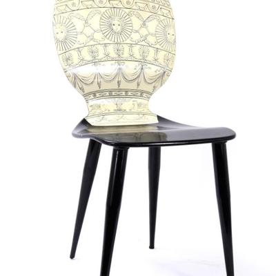 Sale Photo Thumbnail #233: Lot 233 beautiful piero fornasetti 'mongolfiera' chair
