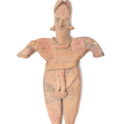 Sale Photo Thumbnail #171: Lot 171 colima pottery gingerbread figure