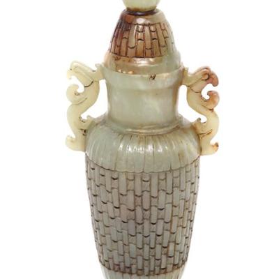 Sale Photo Thumbnail #303: Lot 303 chinese natural hardstone vase 690 grams