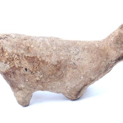 Sale Photo Thumbnail #172: Lot 172 pre columbian zoomorphic pottery figure