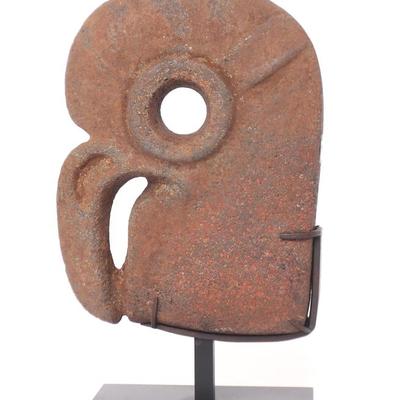 Sale Photo Thumbnail #173: Lot 173 pre columbian bird head hacha maya 550 950 ce