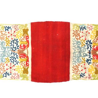 Sale Photo Thumbnail #336: Lot 336 rio grando colcha blanket circa 1900