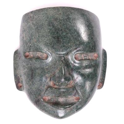 Sale Photo Thumbnail #157: Lot 157 pre columbian jade stone mask