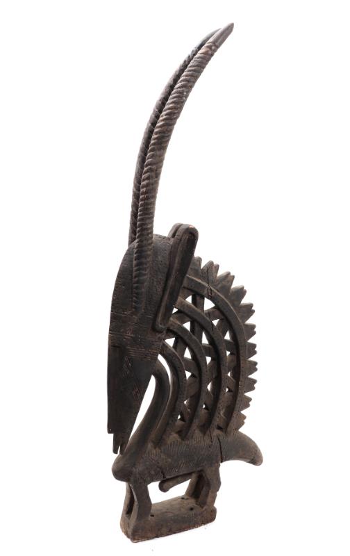 Sale Photo Thumbnail #371: Lot 371 wonderful wood carved chiwara headdress