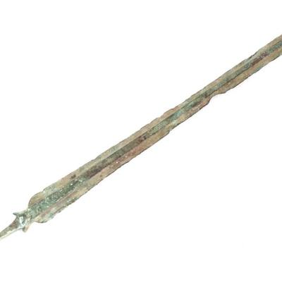Sale Photo Thumbnail #62: Lot 62 large bronze luristan sword blade