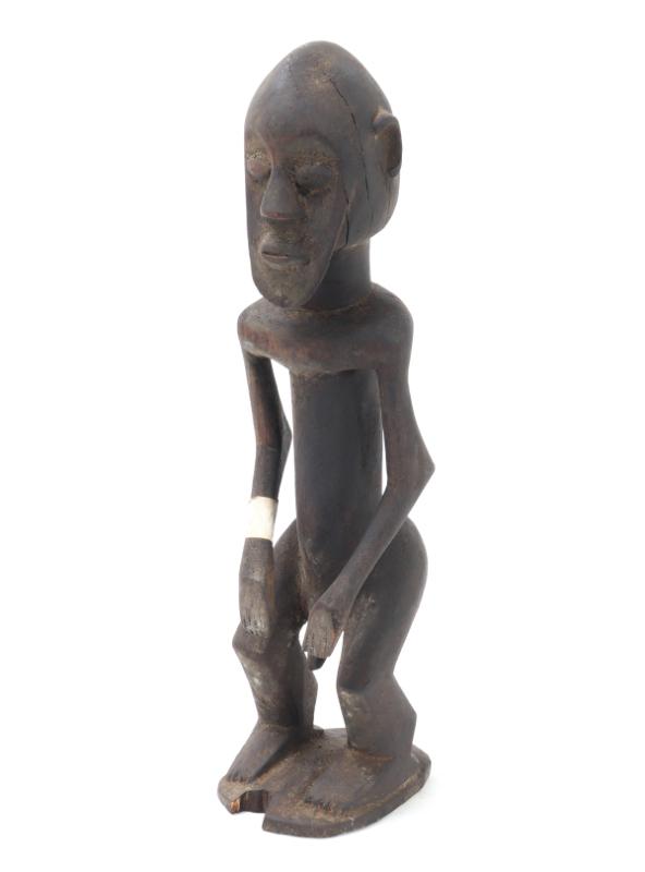 Sale Photo Thumbnail #372: Lot 372 african wood carved guardian statue