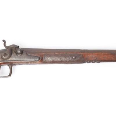 Sale Photo Thumbnail #75: Lot 75 fatou a paris' percussion pistol, mid 18th c.