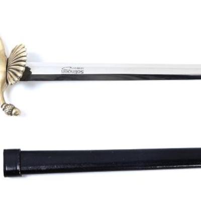 Sale Photo Thumbnail #12: Lot 12 solingen german dagger w sheath