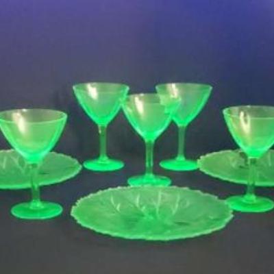 Sale Photo Thumbnail #13: Uranium Glass
