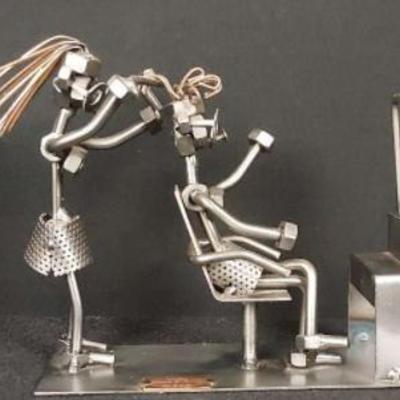 Sale Photo Thumbnail #9: Hinz and Kunst Steel Men Sculpture by Günter Scholz several

