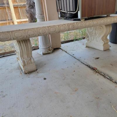 Sale Photo Thumbnail #9: Concrete bench