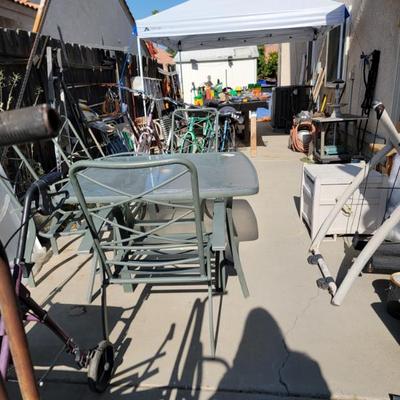 Sale Photo Thumbnail #7: Outdoor furniture, tools and bicycles