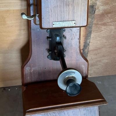 Antique Wall Mounted Telephone