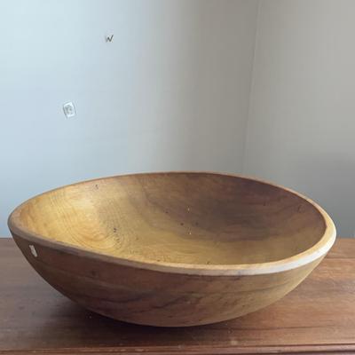 Vintage Wooden Dough Bowl