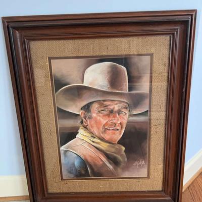 MAIJA John Wayne Framed Art