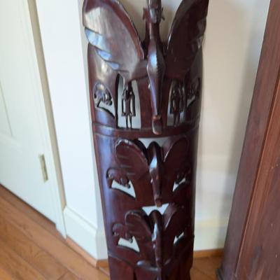 African Hand Carved Wooden Decor
