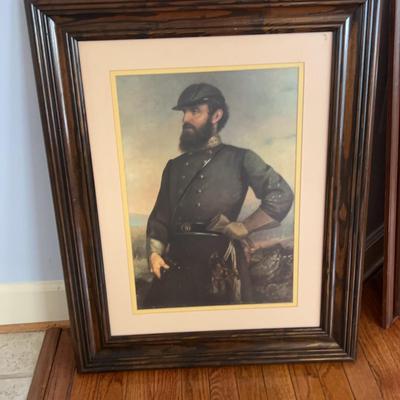 Vintage Framed Print Of Thomas Jonathan Stonewall