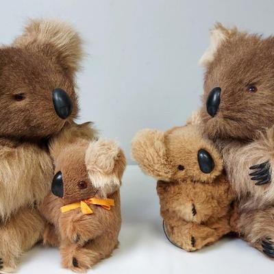 Koala Bear Plushes Real Fur