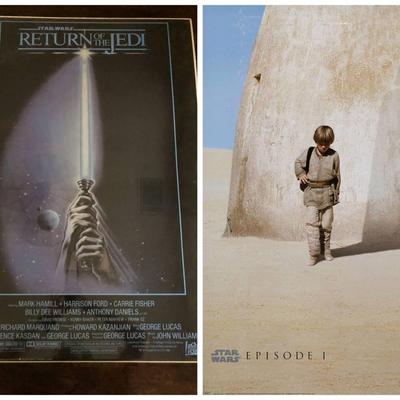 STAR WARS & Return of the Jedi Posters SEALED NEW!