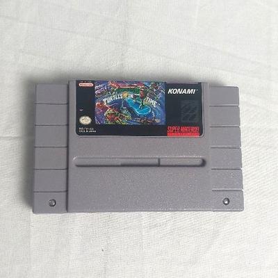 SNES Turtles IV T.M.N.T. Tested Working!