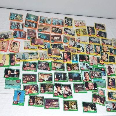 Vintage 1977 Star Wars Cards. Various Condition Most are Good.