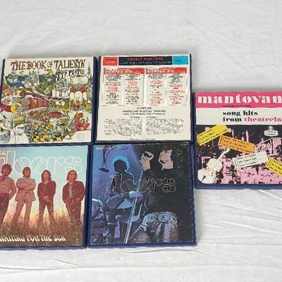 Reel to Reel Tapes Doors, Deep Purple, Mix Albums. Untested 