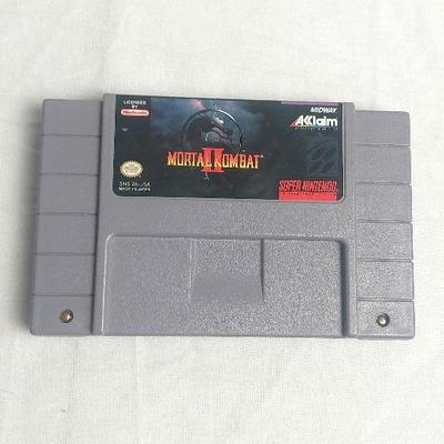 SNES Mortal Kombat 2. Tested Working!