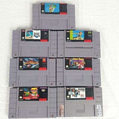 Super Nintendo Games! Daffy Duck The Martian Mission, MLBPA Baseball, F1 Pole Postion, MANY MORE