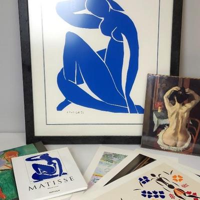 Matisse Art Prints, 25.5x21.5 Framed Print, 2 Art Books