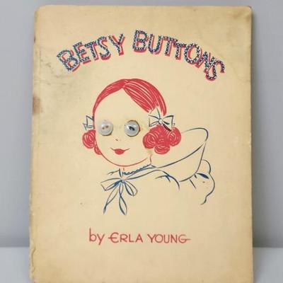 Betsy Buttons By Erla Young 1947Children's Book 