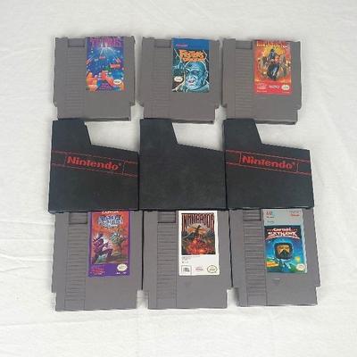 NES Nintendo Entertainment System Games. 6 Games Tested, 3 Cartridge Sleeevs 2 Branded