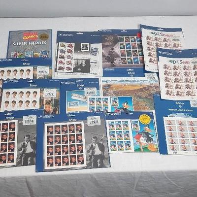 Another Huge Collection of Stamps. Most Sealed New! Famous Actors, Comic Characters, & More!